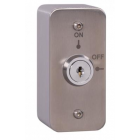 RGL Electronics EXT/AP/KS-1 Stainless Steel 2 Position Architrave Maintained Key Switch ON/OFF
